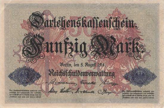 50 Mark 1914 ro.50b S